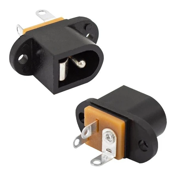 Powermaster Adaptör Fişi Dc Jack 2.1 Mm Kulaklı Tip DC-0053 (IC-258F) ürün görseli 1