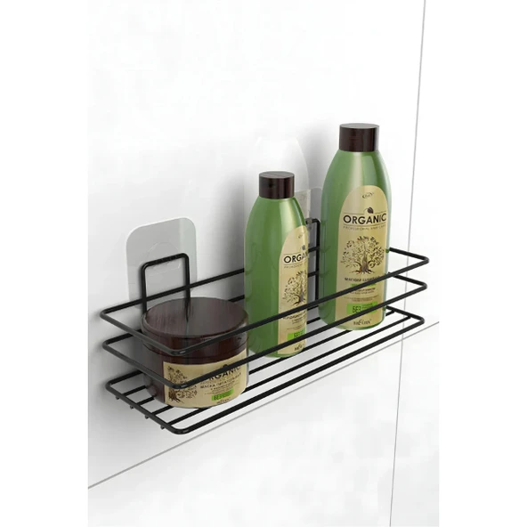 Yapışkanlı Duş Banyo Rafı - Resim 5