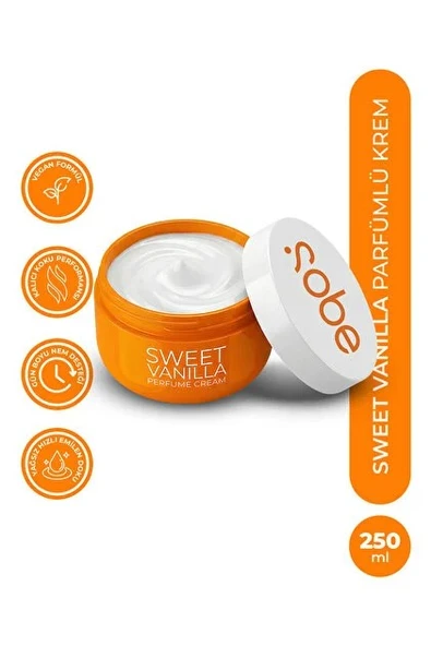YEŞİL MARKA SOBE SWEET VANİLYA PARFUME CREAM LOSYON 250 ML ürün görseli 1