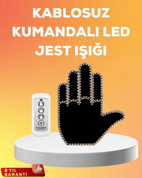 Kompakt Tasarımlı LED Jest Işığı – Selam ve Teşekkür Modları ürün görseli 1