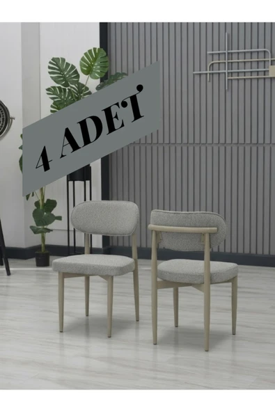 POLO SANDALYE BEJ AYAK 4 ADET ürün görseli 1
