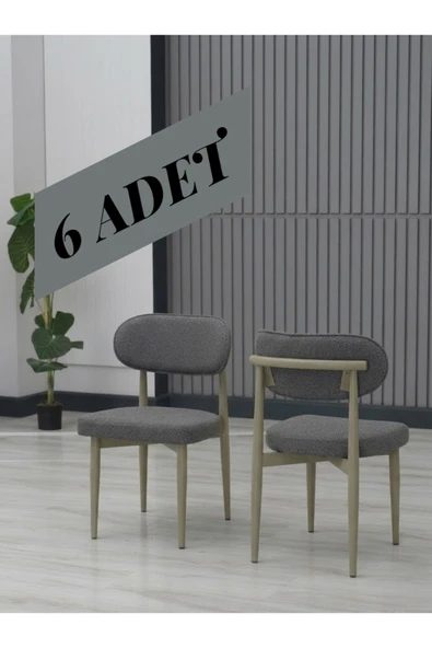 POLO SANDALYE BEJ AYAK 6 ADET ürün görseli 1