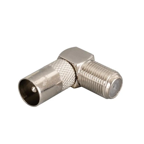 Powermaster PM-34398 F Konnektör Dişi - 60 Ohm Erkek L Tip Çevirici Jack ürün görseli 1