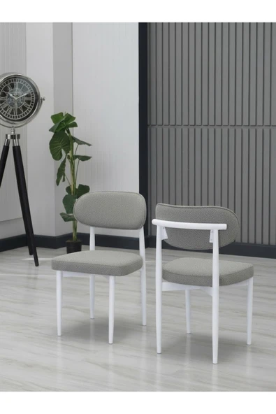 POLO SANDALYE BEYAZ AYAK 6 ADET - Resim 3