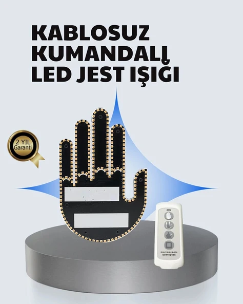 Uzaktan Kumandalı Çok Fonksiyonlu Araç Led Işığı ürün görseli 1