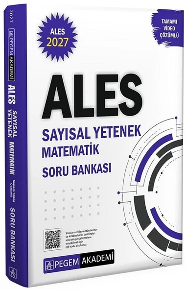 Pegem 2027 ALES Matematik Sayısal Yetenek Soru Bankası Çözümlü Pegem Akademi Yayınları ürün görseli 1