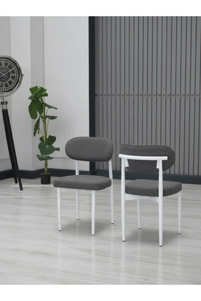 POLO SANDALYE BEYAZ AYAK 4 ADET - Resim 3