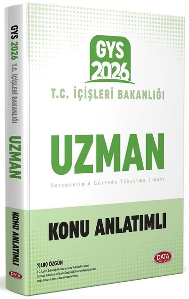 Data 2026 GYS İçişleri Bakanlığı Uzman Konu Anlatımlı Görevde Yükselme Data Yayınları ürün görseli 1