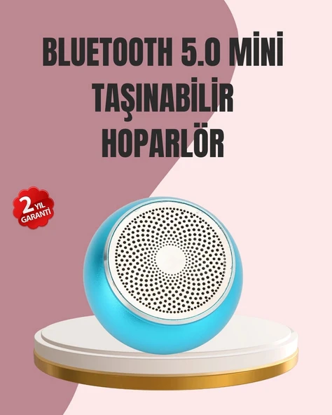 Mini Bluetooth Speaker | Uzun Pil Ömrü, Şık ve Hafif Tasarım ürün görseli 1