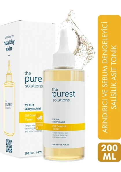 The Purest Solutions Yağlı Ve Karma Ciltler için Salisilik Asit Tonik 200 Ml ürün görseli 1