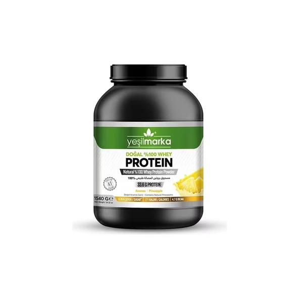 YEŞİL MARKA ANANASLI PROTEİN TOZU 748 GR ürün görseli 1