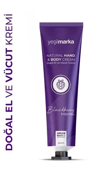YEŞİL MARKA BÖĞÜRTLENLİ EL KREMİ 30 ML ürün görseli 1