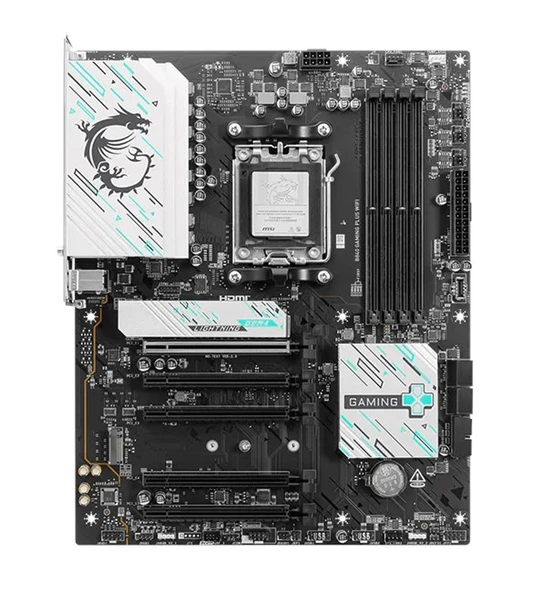 MSI B840 Gaming Plus Wifi AM5 D5 Hdmi Type-C - Resim 2