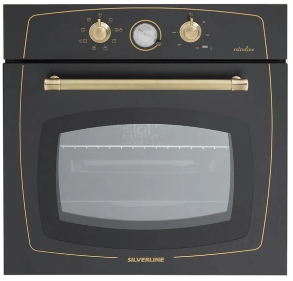 SİLVERLİNE RS6235B03 SİYAH RETRO FIRIN ürün görseli 1