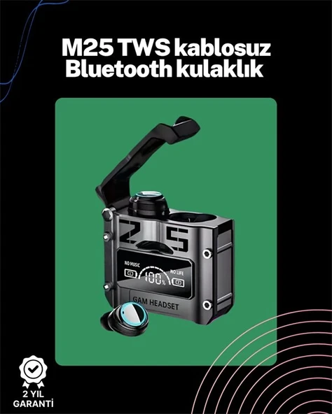 Kablosuz Kulak İçi Kulaklık | Gecikmesiz Oyun Modu | IOS ve Android Uyumlu ürün görseli 1