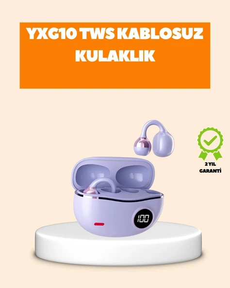 YXG10 Klipsli Açık Kulaklık – Spor İçin Uygun, APTX Ses, Ergonomik Yapı ürün görseli 1