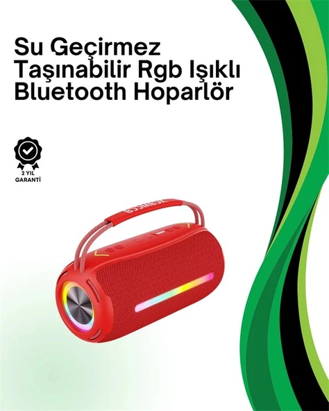 RGB Işıklı Taşınabilir Hoparlör – Çoklu Bağlantı Desteği ürün görseli 1