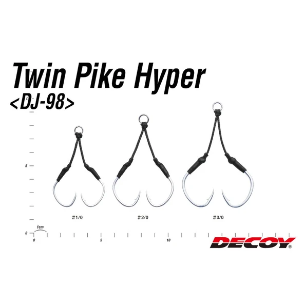 Decoy Twin Pike Hyper DJ-98 2/0 - Resim 3