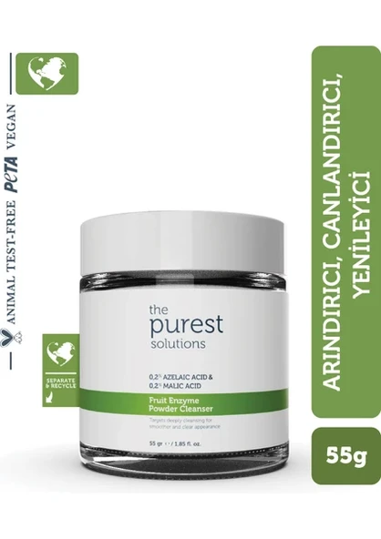 The Purest Solutions Fruit Enzyme Powder Meyve Enzimleri içeren Toz Cilt Temizleyici 55 gr ürün görseli 1