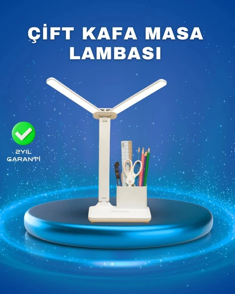 3’ü 1 Arada Çok Amaçlı Masa Lambası | Göz Yormayan Işık, Organizer Tasarım ürün görseli 1