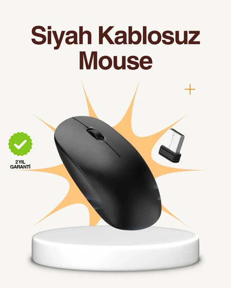 Kablosuz Sessiz Mouse – Ayarlanabilir DPI ve USB Bağlantılı ürün görseli 1