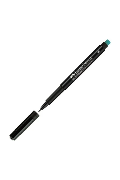 Faber-Castell Asetat Kalemi Permanent S Seri Siyah 1523 99 (10 Lu Paket) ürün görseli 1