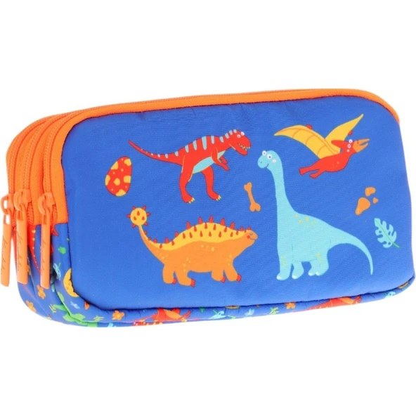 Kaukko Kıds 3 Bölmeli Kalem Çantası (create Dınosal8278 ürün görseli 1