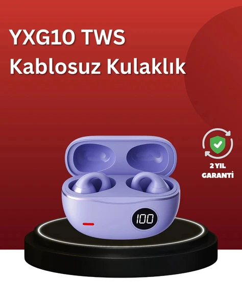 YXG10 Açık Kulak Bluetooth Kulaklık – Klipsli, Güvenli Spor Tasarım, 30 Saat Pil ürün görseli 1