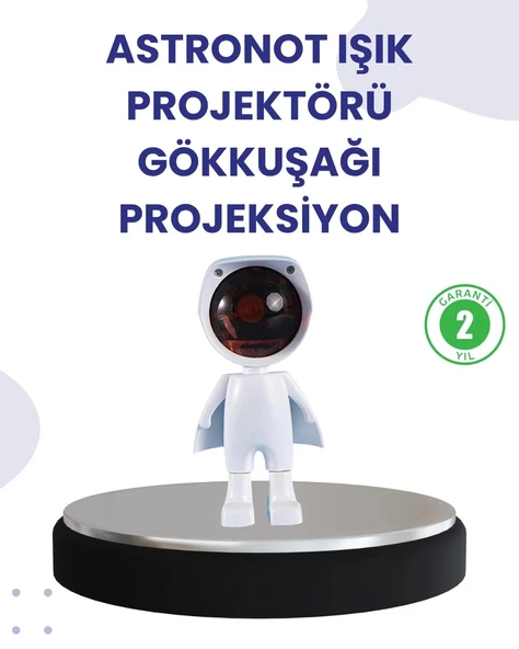 Dekoratif Gün Batımı Işığı – Astronot Figürlü ürün görseli 1