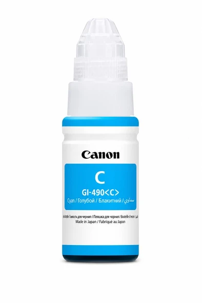 CANON GI-490C MAVI MUREKKEP G1400/2400/3400/4400 ürün görseli 1