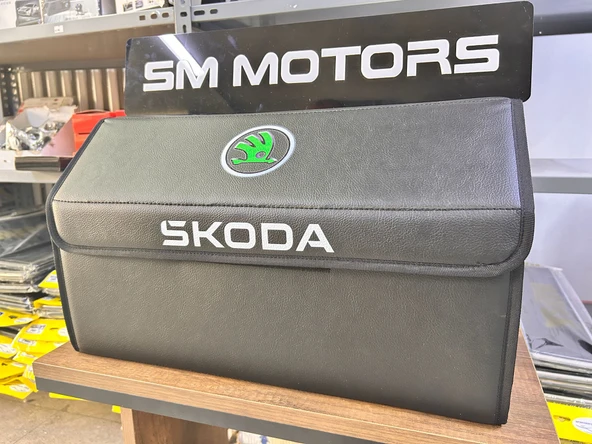 SKODA SUNİ DERİ BAGAJ ORGANİZER - Resim 2