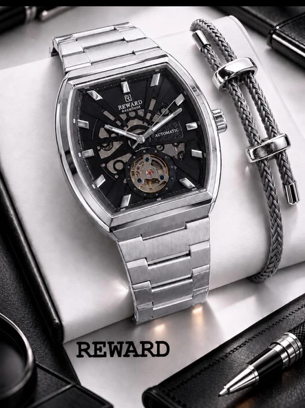 Reward Otomatik Mekanizmalı Premium Erkek Kol Saati 5 ATM Suya Dayanıklı 2 Yıl Garantili Rw.314017.S ürün görseli 1