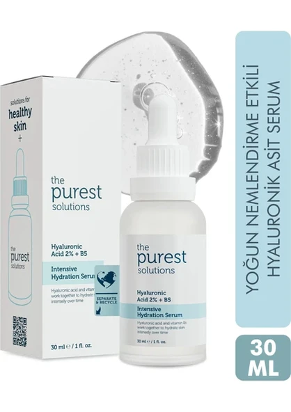 The Purest Solutions Hyaluronic Acid %2 + B5 Yoğun Nemlendirici Yüz Serumu 30 ml ürün görseli 1