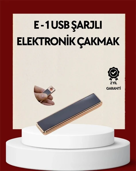Plazma Ark Teknolojili Elektrikli Çakmak – Dokunmatik, LED Göstergeli, Şarj Edilebilir ürün görseli 1