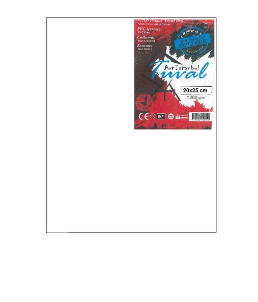 Art Elegant Eko 20 X 25 Tuval %100 Pamuk 280 Gr ürün görseli 1