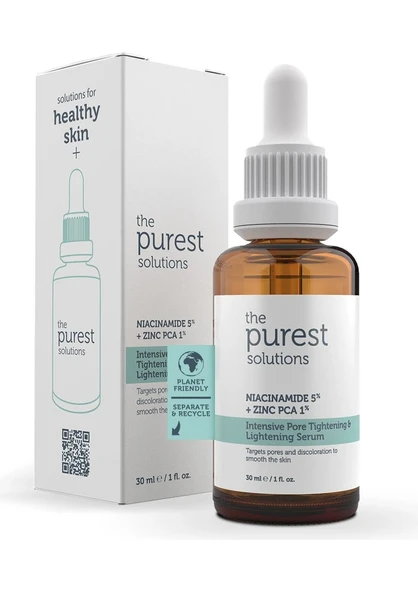 The Purest Solutions Niacinamide 5% + Zinc Pca 1% Gözenek Sıkılaştırıcı Yüz Serumu 30 ml ürün görseli 1