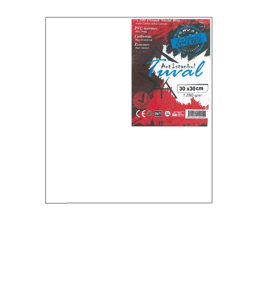 Art Elegant Eko 30 X 30 Tuval %100 Pamuk 280 Gr 1 Adet ürün görseli 1
