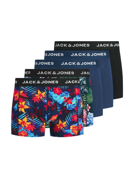 Jack Jones Ozzıe 5 Li Paket Erkek Boxer 12307722 ürün görseli 1