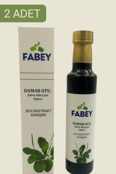 Neşe Natural FABEY Damar Otu Ekstrakt 250ml X 2 Adet ürün görseli 1