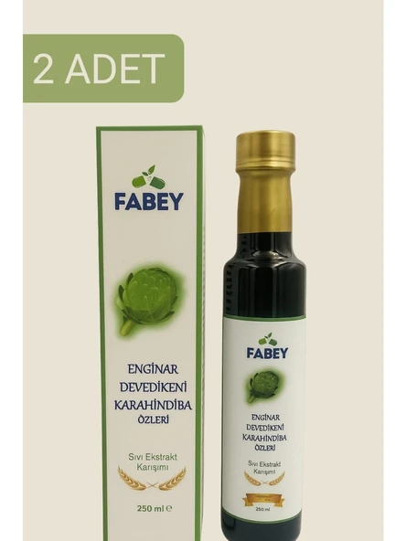 Neşe Natural FABEY Enginar Ekstrakt 250 ml x 2 Adet ürün görseli 1