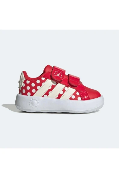 Adidas Grand Court Mınnıe Cf I Çocuk Kırmızı Spor Ayakkabı KI9184 ürün görseli 1