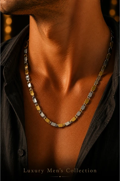 Luxury Men's Collection Çelik Kolye ürün görseli 1