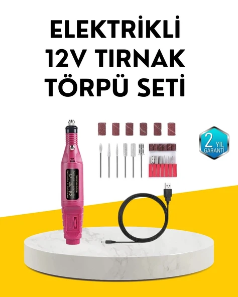 12v Çok Fonksiyonlu Tırnak Bakım Cihazı ürün görseli 1