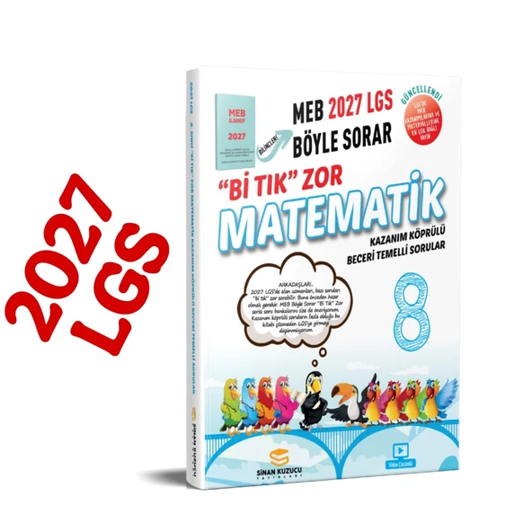 2027 LGS Bİ TIK ZOR MATEMATİK SORU BANKASI sinan kuzucu ürün görseli 1