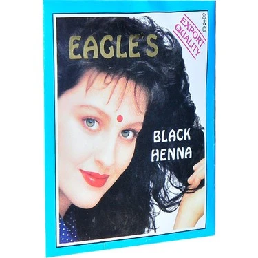 Eagles Siyah Hint Kınası 6'Lı Paket Black Henna ürün görseli 1