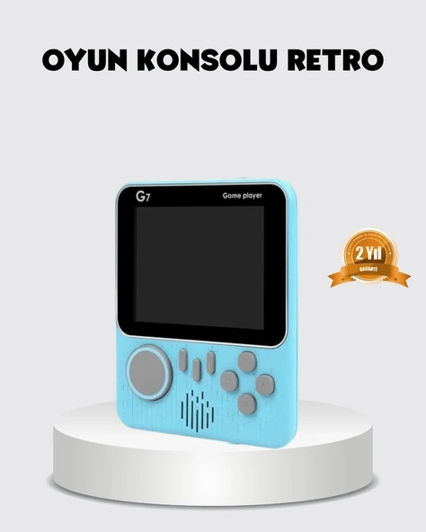 Taşınabilir Retro Oyun Konsolu – 3.5 İnç LCD, 666 Klasik Oyun, TV Destekli ürün görseli 1