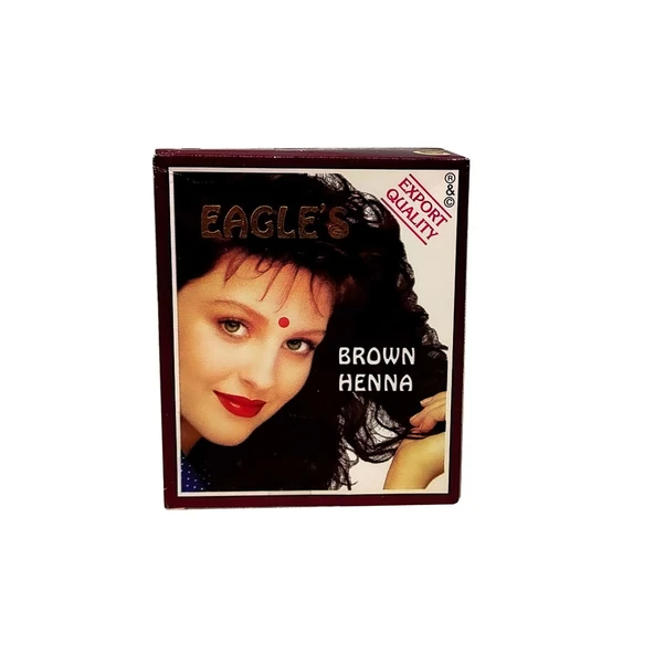 Eagles kahverengi Hint Kınası 6'Lı Paket Brown Henna ürün görseli 1