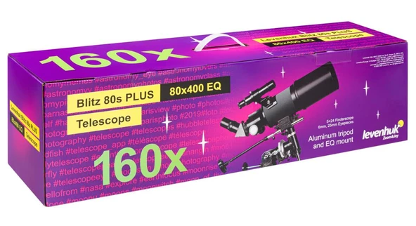 Levenhuk Blitz 80s PLUS Teleskop - Resim 11