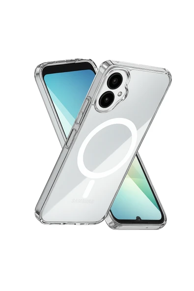 Samsung Galaxy A06 Şeffaf Magsafe Kılıf MTL SAFE ürün görseli 1