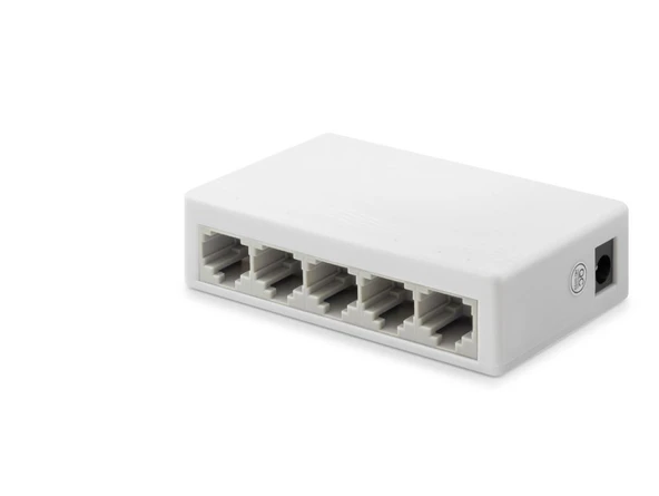Ethernet Switch 5 Port 10/100 Mbps - Beyaz HDX1344 ürün görseli 1